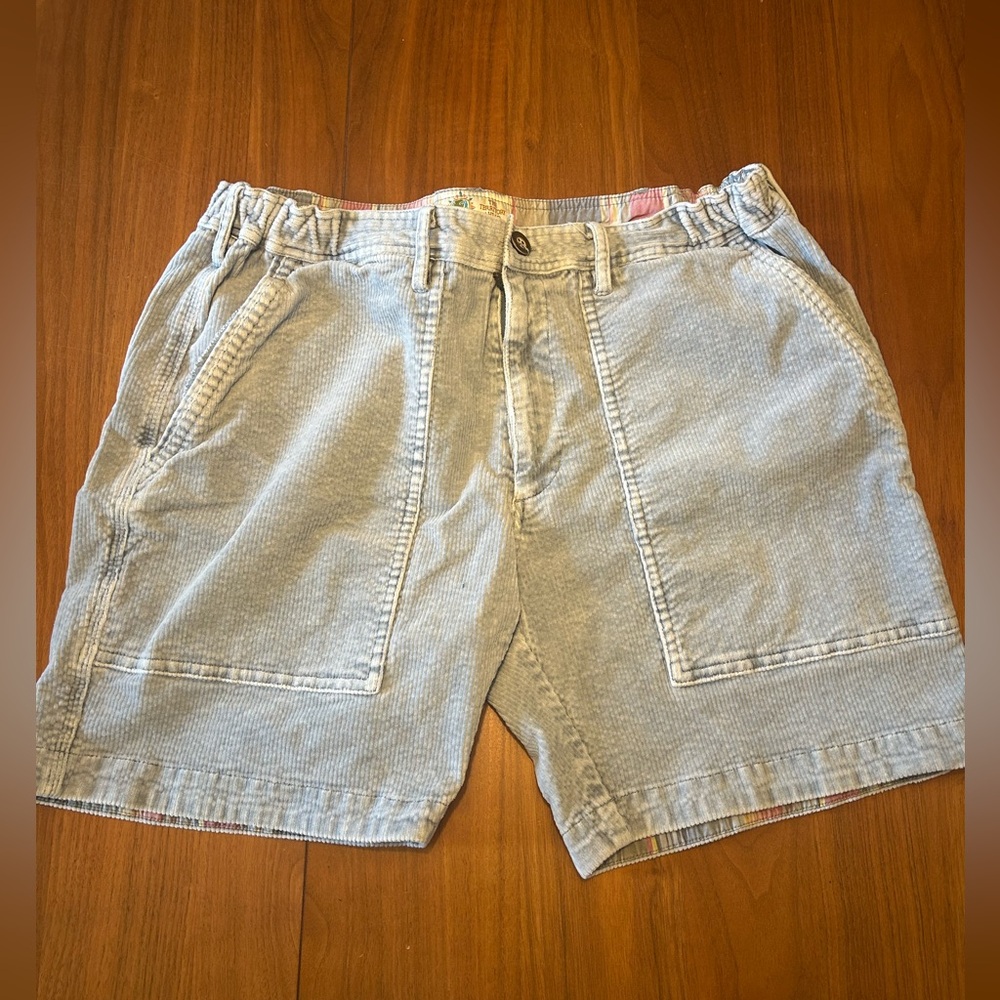 The Territory Ahead Men's Blue Gray Summer Shorts